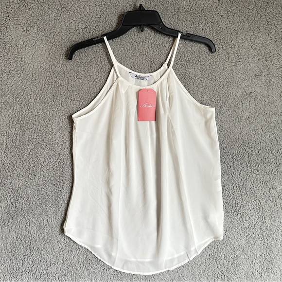 Aceshin White Sleeveless Top - Picture 1 of 7